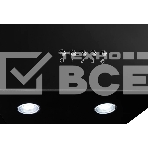Наклонная вытяжка MONSHER ASTRA 50 Noir, ширина 50 см, отвод/рециркуляция, 700 м3/час, механическое кнопочное управление, 3 скорости, светодиодное освещение 2*1 Вт, металлические жироулавливающие фильтры, угольный фильтр KM 101 (опция), цвет: чёрный ПРОМО, фото 1
