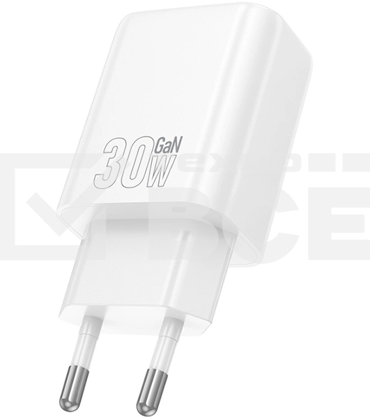Сетевое зарядное устройство Hoco N63 Gentle 30W 3A (PD+QC) белый