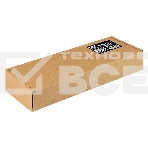 Блок розеток 10' с разъемом C14 ExeGate ServerPro PDU-10H401 Al-4S-C14 (10', 1U, Алюминий, 4 Schuko, C14, (ШхВхГ): 274х45х45 мм, черный, RTL), фото 1