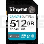 Флеш карта SDXC 512Gb Kingston SDG4/512Gb Canvas Go! Plus w/o adapter, фото3