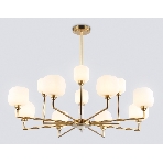 Люстра Ambrella light LH53019/12 BS/FR латунь/белый матовый G9*12 max 40W D910*680, фото7