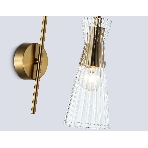 Настенный светильник Ambrella light LH55705 BS/CL латунь/прозрачный E14 max 40W 220*90*300, фото3