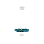 Светильник Ambrella light LH72611 WH/GR белый/бирюзовый 6W 3000K D300*260-1770, фото9