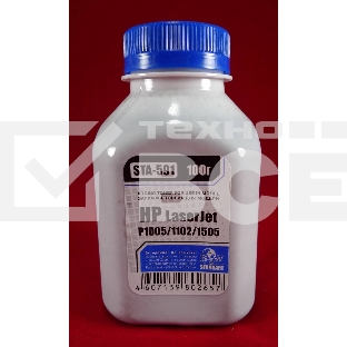 Тонер HP LJ P1505/22/66/1606/1102/1120 LBP-3010/3250 (фл.100г) B&W Standart фас России