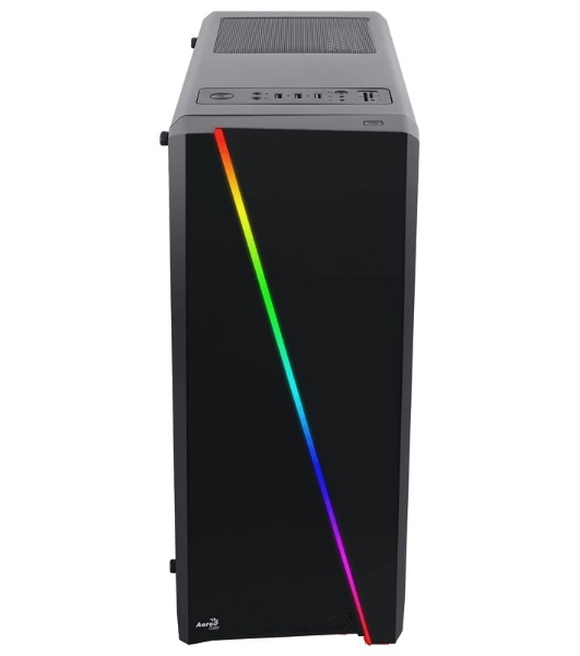 Компьютерный корпус Aerocool/Formula PGS-V Cylon , ATX, без БП, RGB подсветка, окно, картридер, 1x USB 3.0 + 2x USB 2.0, 1х12см вентилятор в комплекте