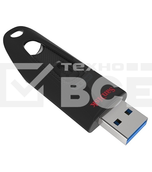 Флеш диск Sandisk 16Gb Ultra SDCZ48-016G-U46 USB3.0 черный