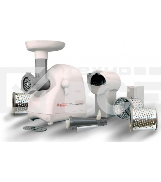 Мясорубка электрическая Белвар КЭМ-П2У 302-11, 1500 Вт, насадка для теста, колбас, шинковка, соковыжималка, реверс