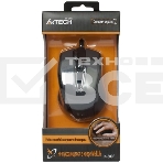 Мышь проводная A4Tech N-500F серый глянец/черный, 1200 dpi, USB, кнопки - 4, фото2