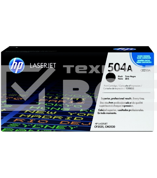 Картридж лазерный HP CE250A черный для CLJ CM3530/CP3525 5000стр.