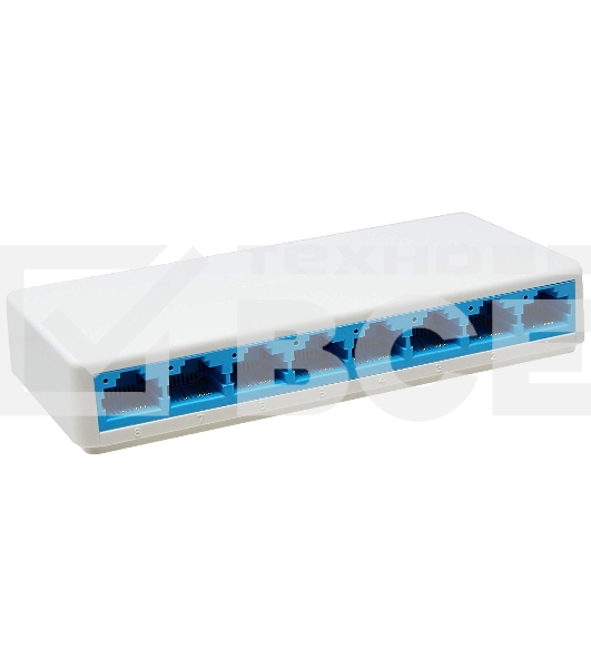 Коммутатор Mercusys MS108, 8 портов Ethernet 100 Мбит/с