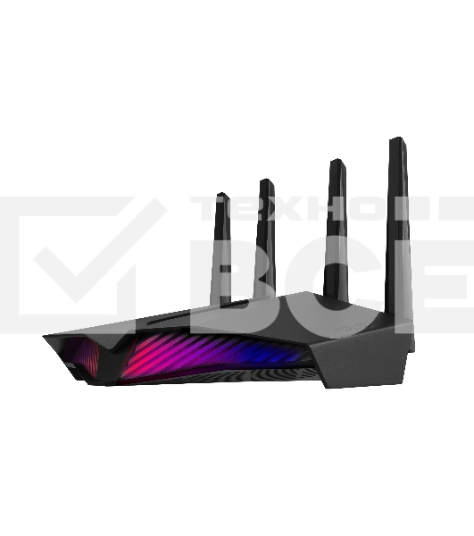 Роутер ASUS RT-AX82U роутер 802.11b/g/n/ac/ax, до 574 + 4804Мбит/c, 2,4 + 5 гГц, 4 антенны, USB, GBT LAN ; 90IG05G0-MO3R10