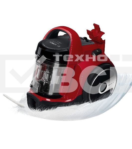 Пылесос Bosch BGC05AAA2 красный/черный, 350/700 Вт, уборка сухая, пылесборник контейнер 1.5 л