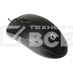 Мышь проводная Oklick 125M черный, 1200 dpi, USB, кнопки - 3, фото 1