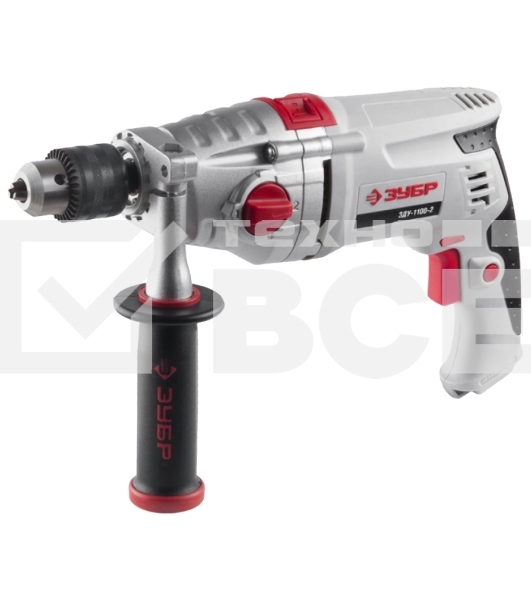 Ударная дрель ЗУБР Профессионал 1100 Вт ЗДУ-1100-2 ЭРММ2