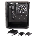 Компьютерный корпус Hiper DCB черный без БП ATX 1x120mm 1x140mm 1xUSB2.0 1xUSB3.0 audio bott PSU, фото17