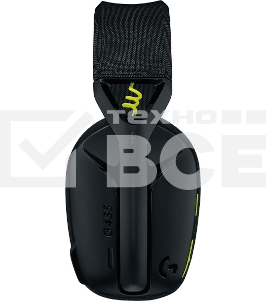 Наушники с микрофоном Logitech G435 черный/желтый накладные Radio оголовье (981-001050)