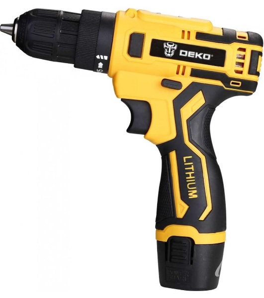 Дрель-шуруповерт Deko ZKCD80FU-Li, 8 В, 2 Ач, 18 Нм, щеточный