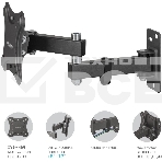 Кронштейн для телевизора Kromax CORBEL-3 черный 10