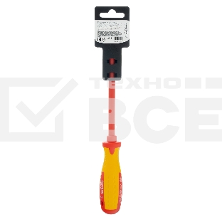 Отвертка Matrix Insulated, SL5,5 x 125 мм, CrMo, до 1000 В, двухкомп. рукоятка