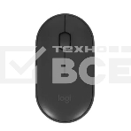 Мышь беспроводная Logitech Pebble M350 графитовый, 1000 dpi, радиоканал, Bluetooth, USB, кнопки - 3, фото27