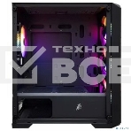 Компьютерный корпус 1STPLAYER TRILOBITE T5 Black / mATX, TG / 4x120mm LED fans inc. / T5-BK-4F1, фото3