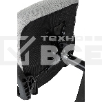 Кресло руководителя Бюрократ Wise серый, сетка/ткань, с подголов. крестов. пластик, фото13