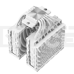 Кулер для процессора PCCooler RZ620 WH (260W, 4-pin PWM, 158mm, Al/Cu, 6x6mm, 2x120mm, 86.73CFM, 32dBA, 1800RPM, S: 1851/1700/1200/115X, AM5/AM4, white), фото2