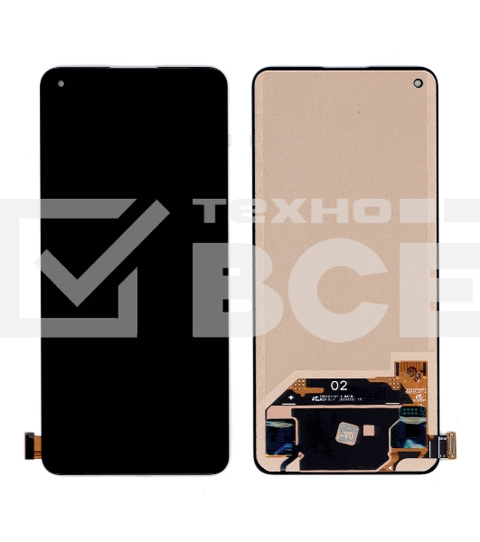 Дисплей для Realme GT Neo 2, OnePlus 9RT в сборе с тачскрином (TFT) черный