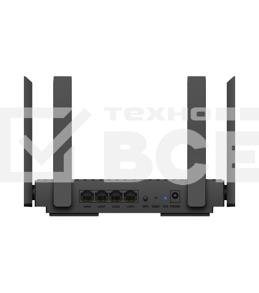 Роутер беспроводной Cudy WR1500 AX1500 10/100/1000 черный