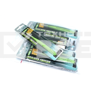 Пинцет Pro'sKit 1PK-101T антимагнитный, прямой, зеленый 120мм 10 шт