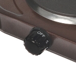 Плита настольная электрическая Centek CT-1507 Siberia коричневый, 2 кВт, ТЭН, конфорки - 2, эмаль, поворотные переключатели, фото10