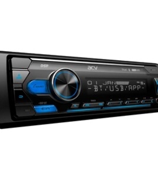 Автомагнитола ACV ADX-905BM, 1 DIN, Bluetooth, USB Type-A, AUX, пульт ДУ