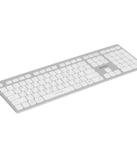 Клавиатура беспроводная A4Tech Fstyler FBX50C, USB, Bluetooth/Радиоканал, серый