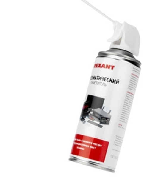 Сжатый воздух (пневматический очиститель) DUST OFF, Rexant, 230 мл, аэро, инверторный