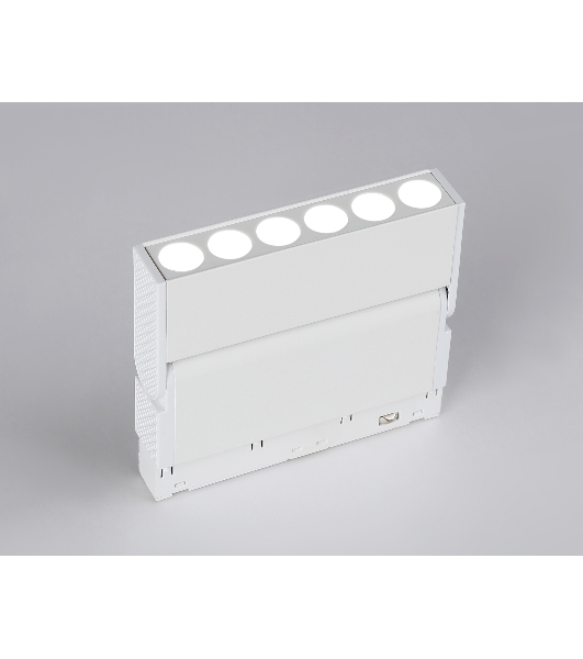 Светильник трековый светодиодный GL4038 WH белый IP20 6W 4200K 48V 24° 115*22*105