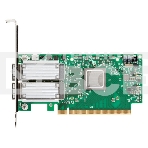 Плата сетевого контроллера MELLANOX ConnectX-5 VPI adapter card, EDR IB (100Gb/s) and 100GbE, dual-port QSFP28, PCIe3.0 x16, tall bracket, ROHS R6, фото 1