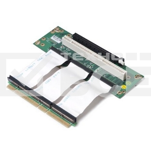 Raiser card Riser card, 2U, 2-Slot, PCI-e 16x 1slot & 64bit PCI-X,Cable Link 100mm(80H09323201B0)