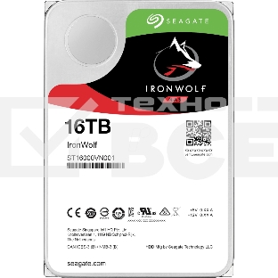 Жесткий диск HDD 16Tb Seagate IronWolf ST16000VN001 3.5