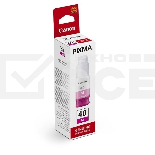 Контейнер с чернилами Canon GI-40 M пурпурный (7700 стр.) для СНПЧ Pixma G5040/G6040