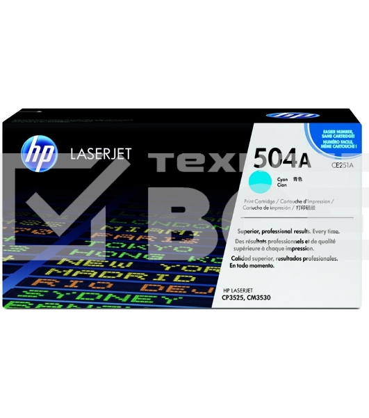 Картридж лазерный HP CE251A голубой для CLJ CM3530/CP3525 7000стр.