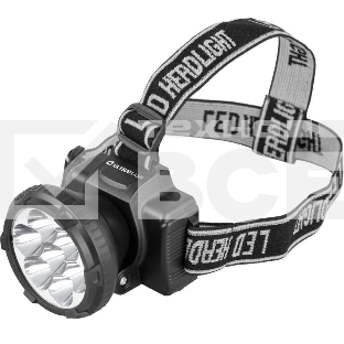 Фонарь ULTRAFLASH LED5362налобн аккум 220в черный 7led 2 реж пласт бокс