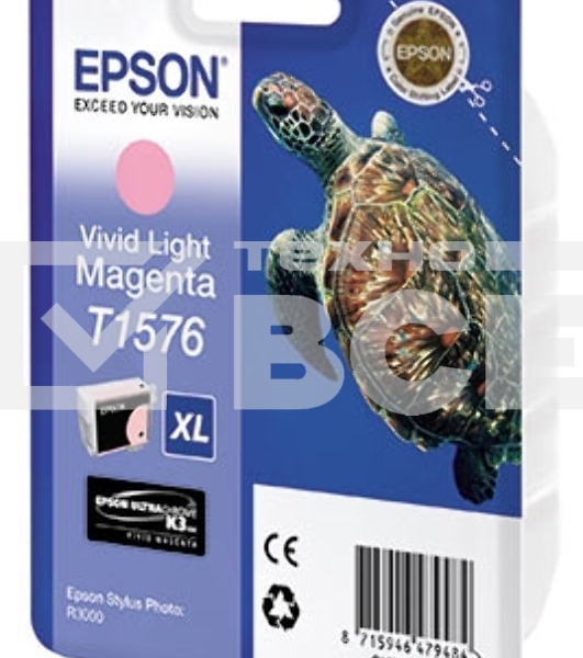 Картридж струйный Epson C13T15764010 светло-пурпурный для Epson St Ph R3000 (850стр.)