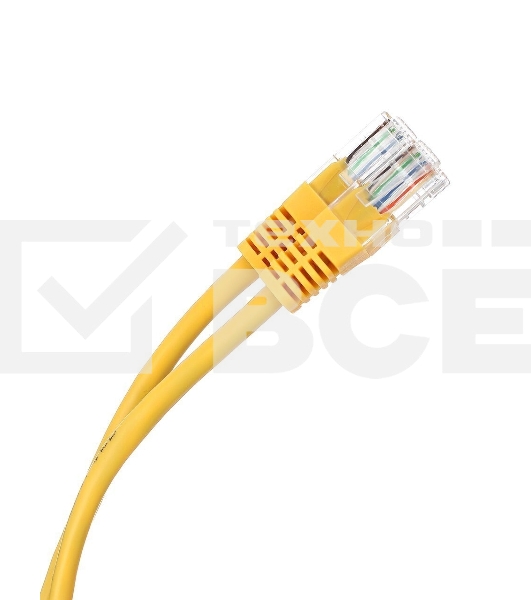 Патчкорд литой 'Aopen' UTP кат.5е 15м желтый <ANP511_15M_Y> 
