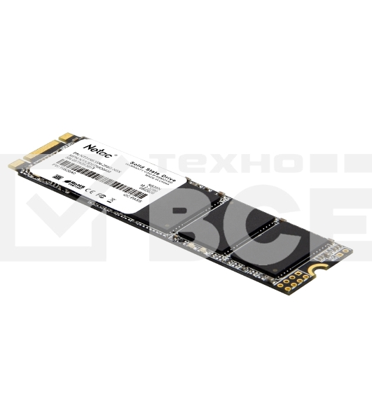 Накопитель SSD Netac N535N, 256GB, M.2 2280, SATA-III, R/W 560/520