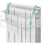 Сушилка для белья НИКА СБ5-65П/С серый на радиатор, фото2