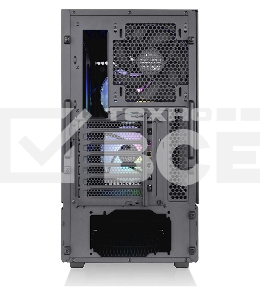 Компьютерный корпус Thermaltake Ceres 300 TG ARGB черный без БП ATX 3x140mm 2xUSB3.0 1xUSB3.1 audio bott PSU