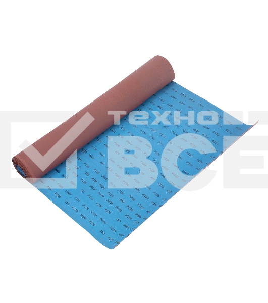 Шкурка на тканевой основе, P 220, 1000 мм х 20 м, водостойкая Matrix