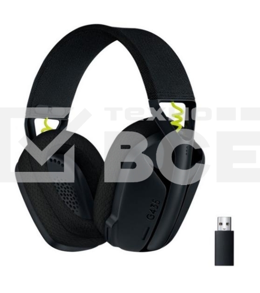 Гарнитура Logitech Headset G435 LIGHTSPEED Wireless Gaming BLACK- Retail