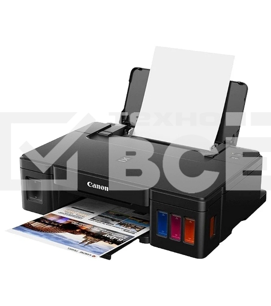 Принтер струйный Canon PIXMA G1410, 4-цветный струйный СНПЧ A4, 8.8 (5 цв) изобр./мин, 4800x1200 dpi, подача: 100 лист., USB, печать фотографий, печать без полей