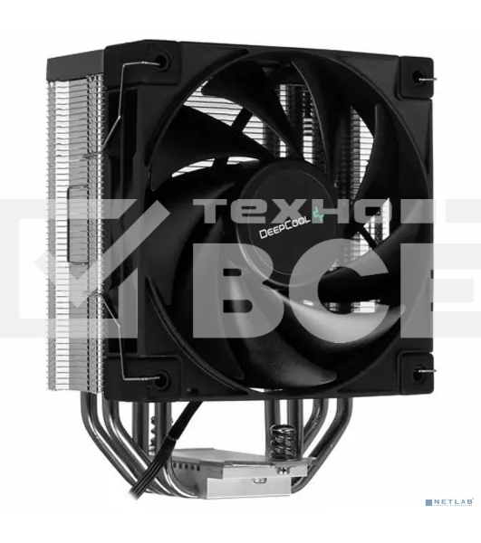 Кулер для процессора DEEPCOOL AK400 черный, 120 мм, алюминий/медь, 1850 об/мин, 29 дБ, 4 pin, 220 Вт, 155 мм